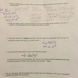 Iodine clock reaction pre lab answers