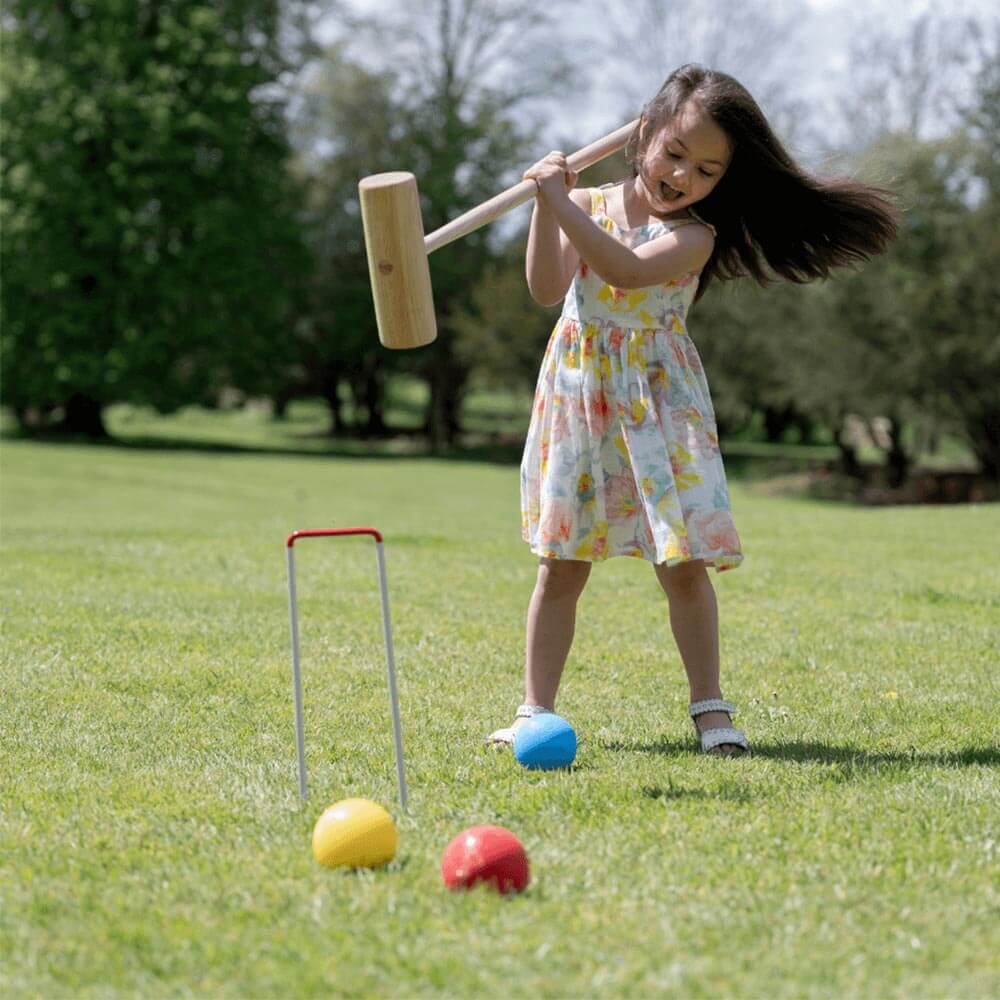 Each croquet ball in a set