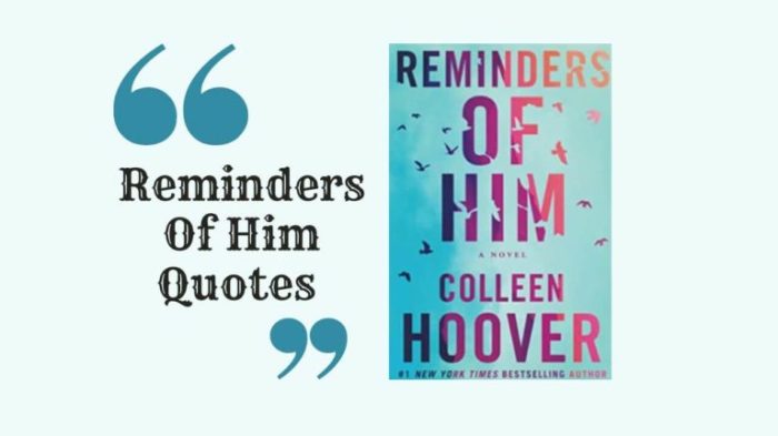 Reminders of him quotes with page numbers